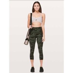 Lululemon Align Crop Leggings Camo‎ size 4